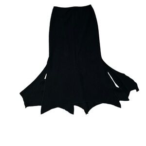 Courtney Washington Black Shark Bite Skirt Size 30